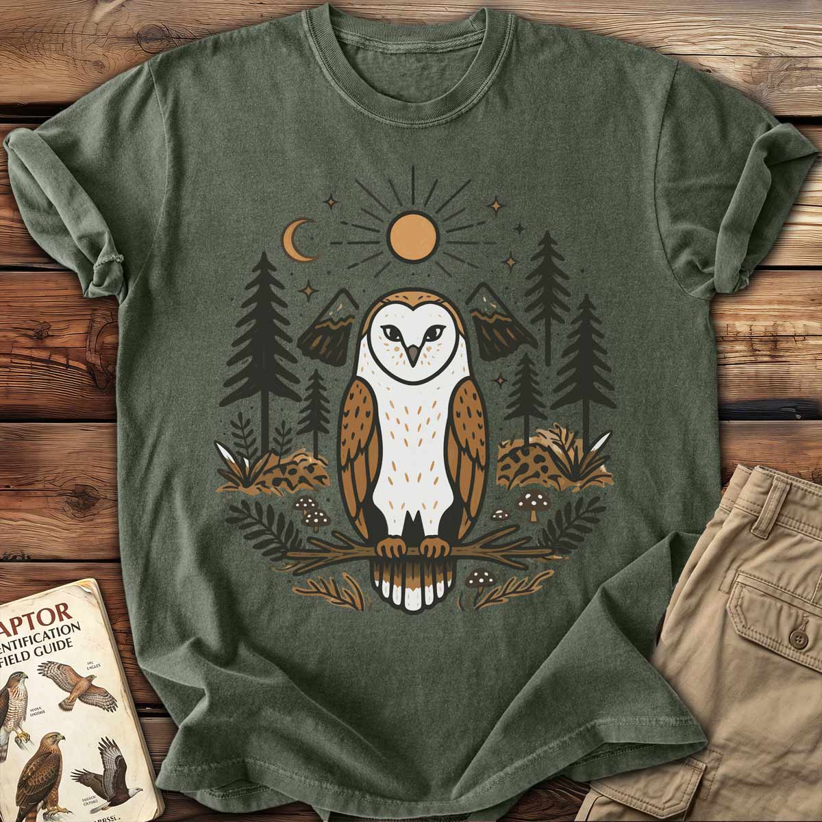 Barn Owl Totem T-Shirt