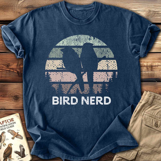 Bird Nerd Sunset T-Shirt