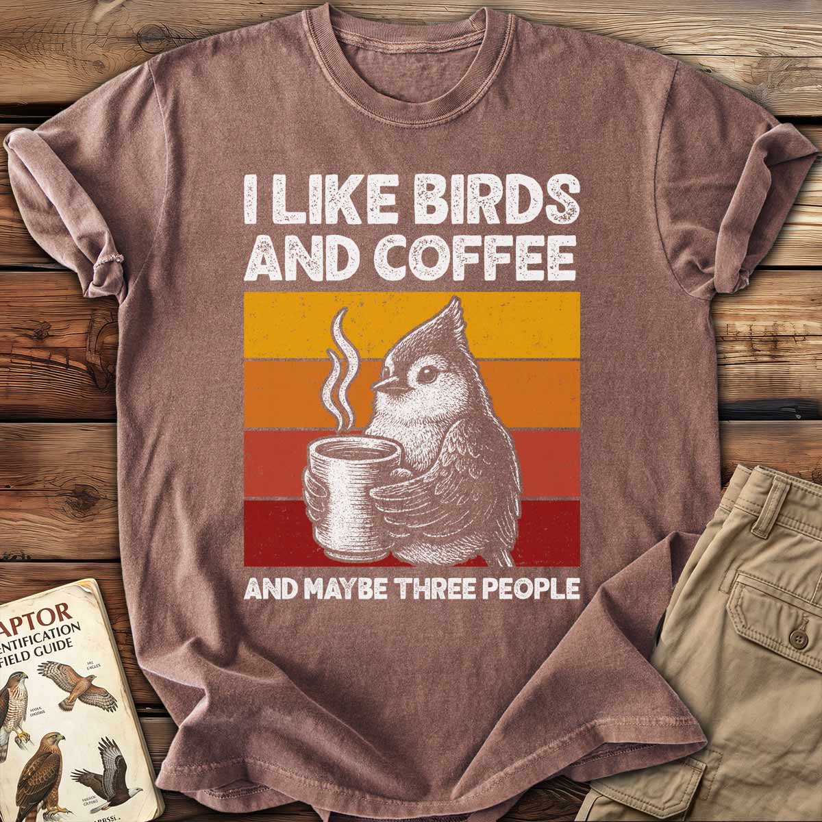 I Like Birds & Coffee T-Shirt