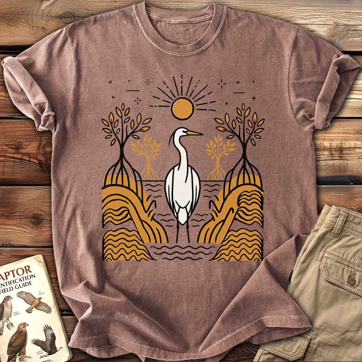 Egret Totem T-Shirt
