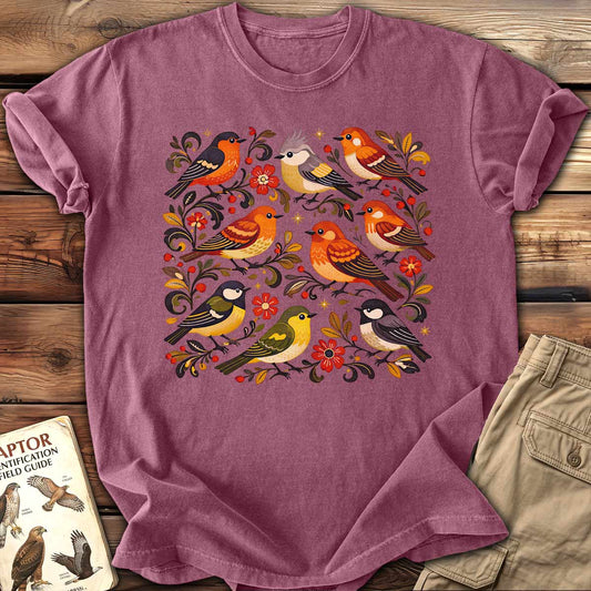 Little Floral Birds T-Shirt