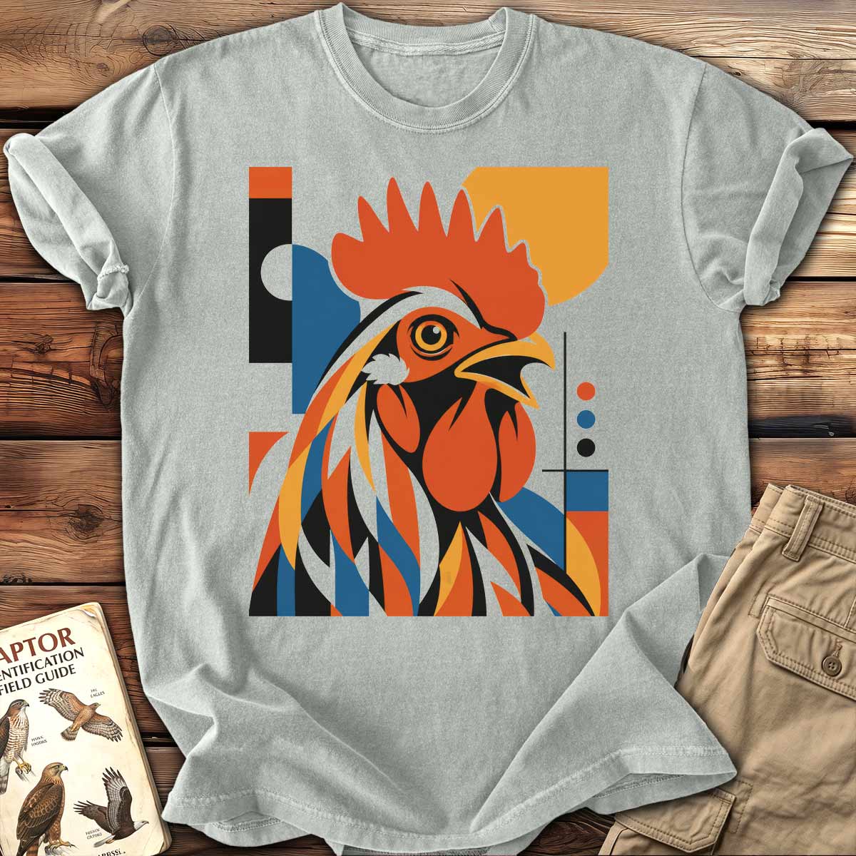 Modernist Rooster T-Shirt