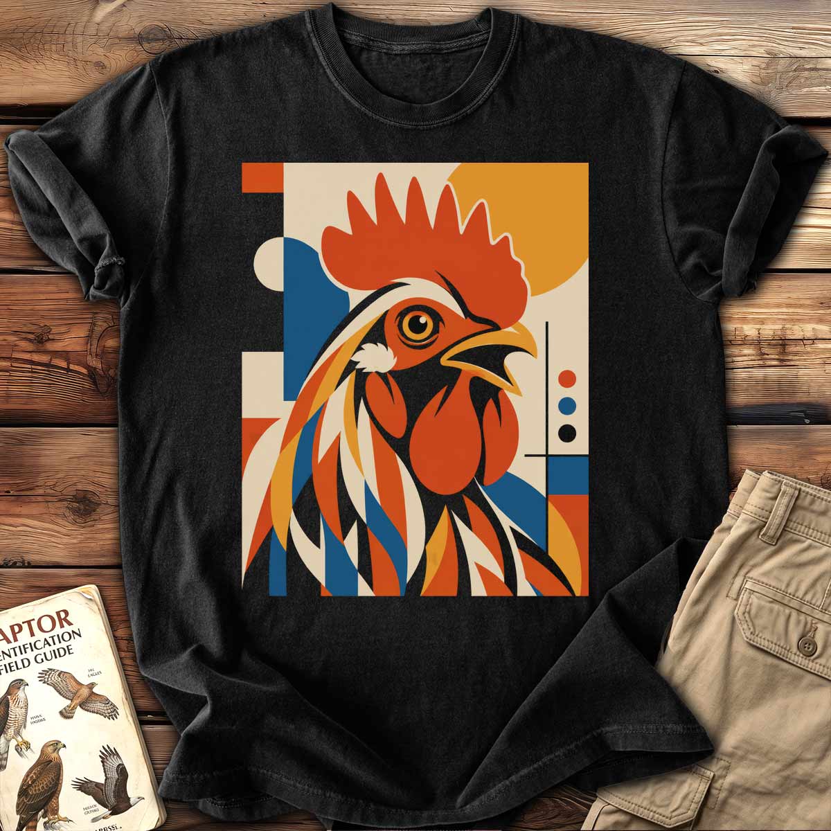 Modernist Rooster T-Shirt