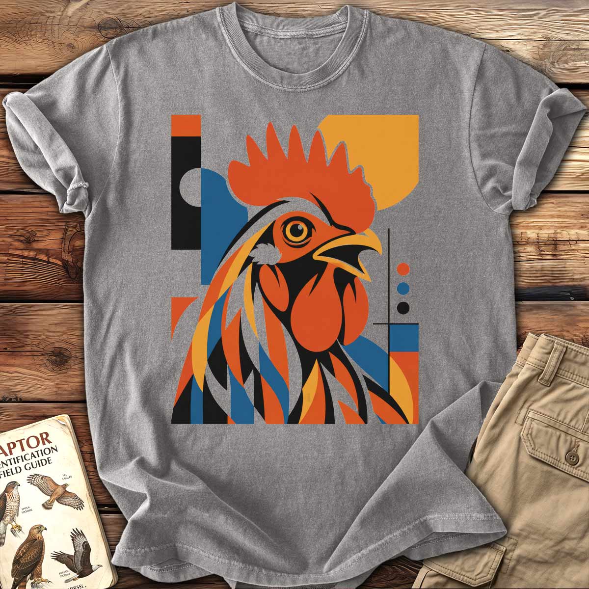 Modernist Rooster T-Shirt
