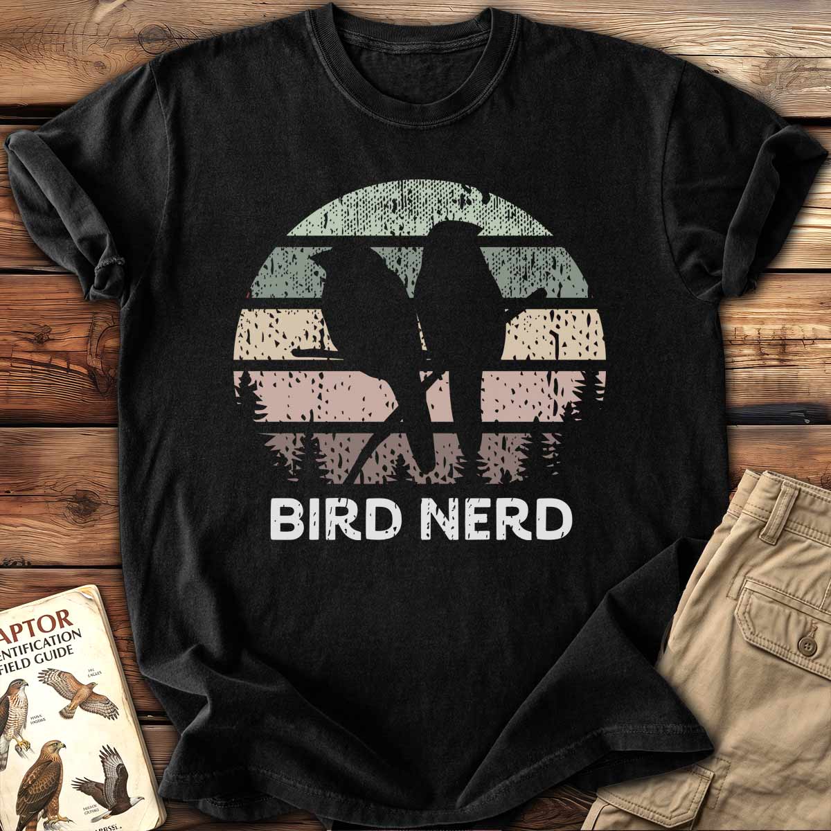 Bird Nerd Sunset T-Shirt