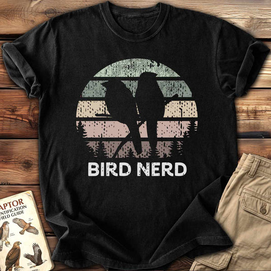 Bird Nerd Sunset T-Shirt