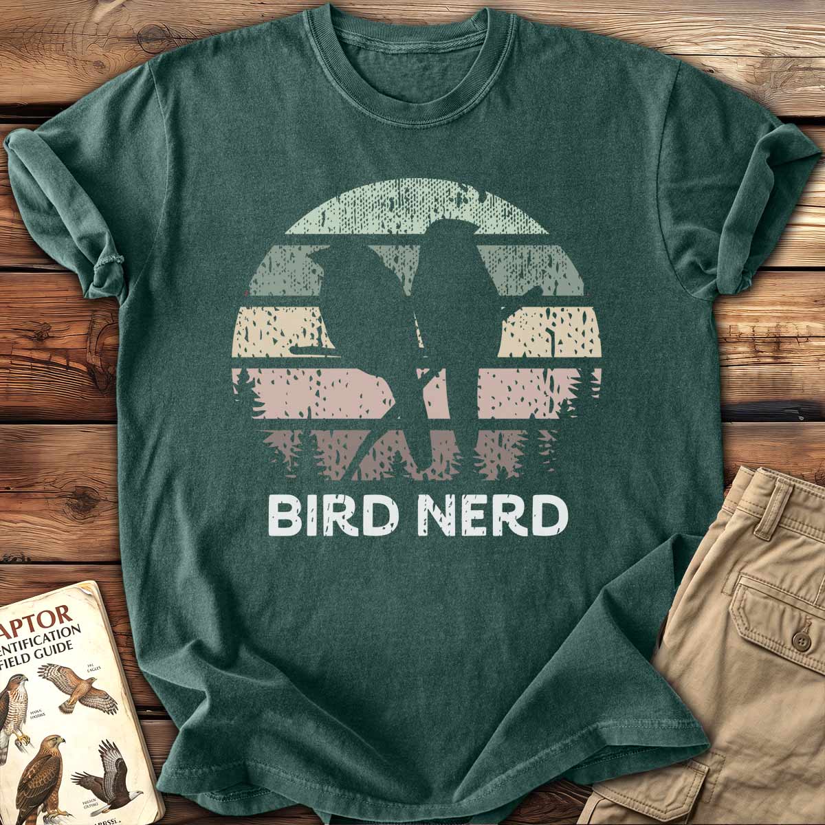Bird Nerd Sunset T-Shirt