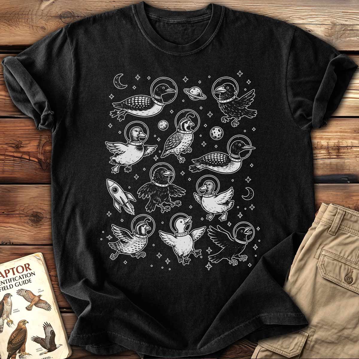 Birds in Space T-Shirt