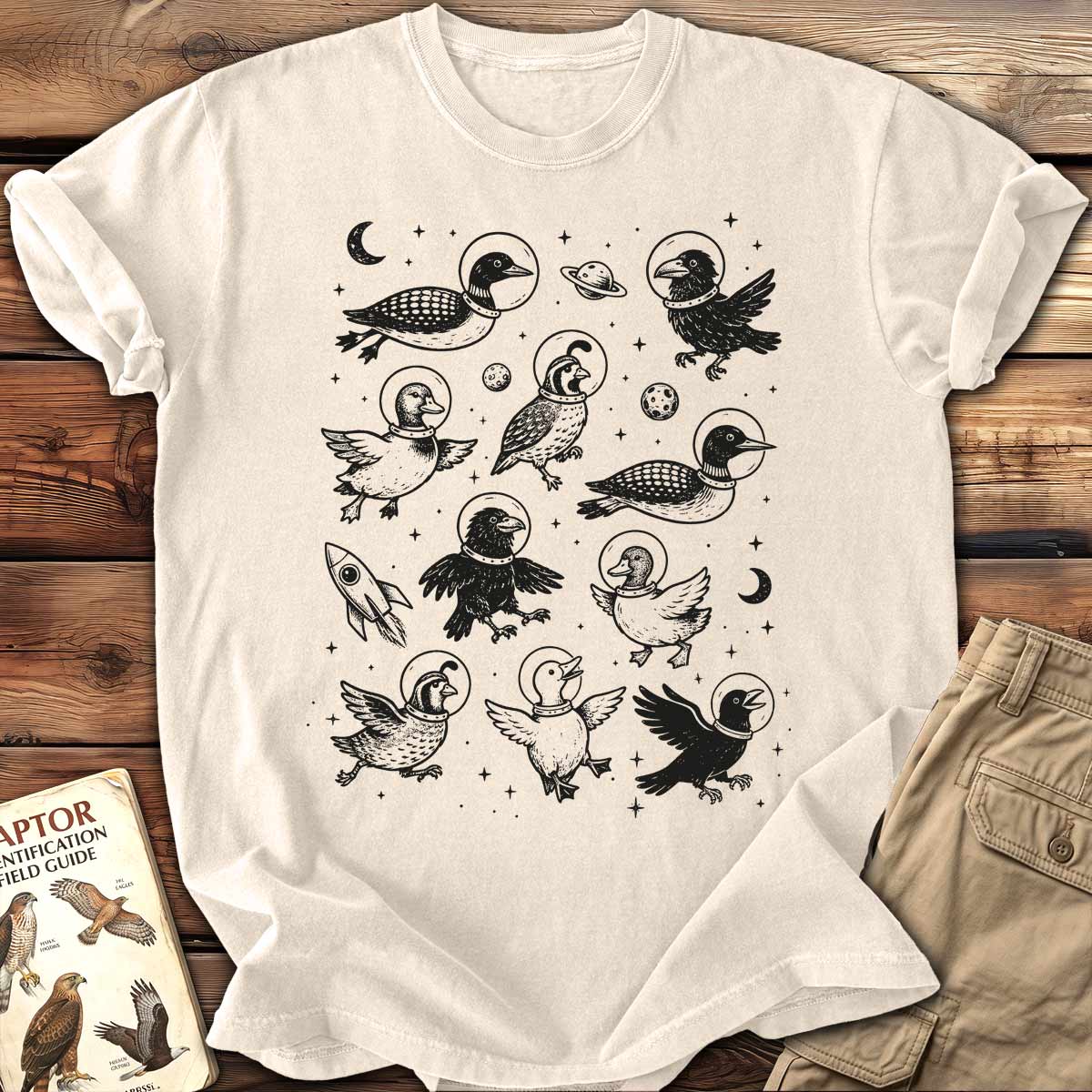 Birds in Space T-Shirt