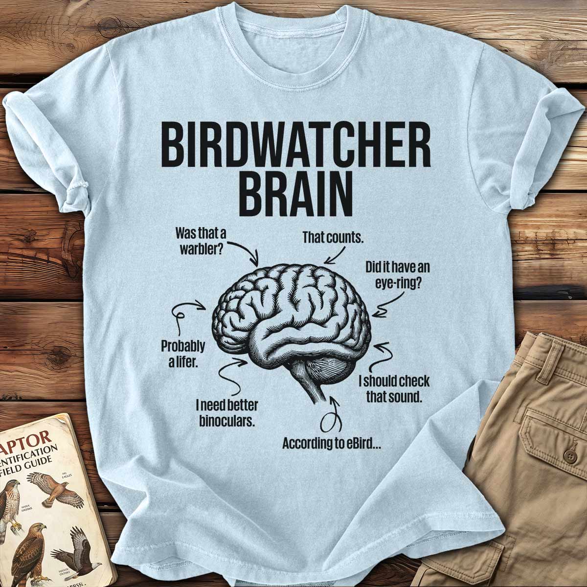Birdwatcher Brain T-Shirt