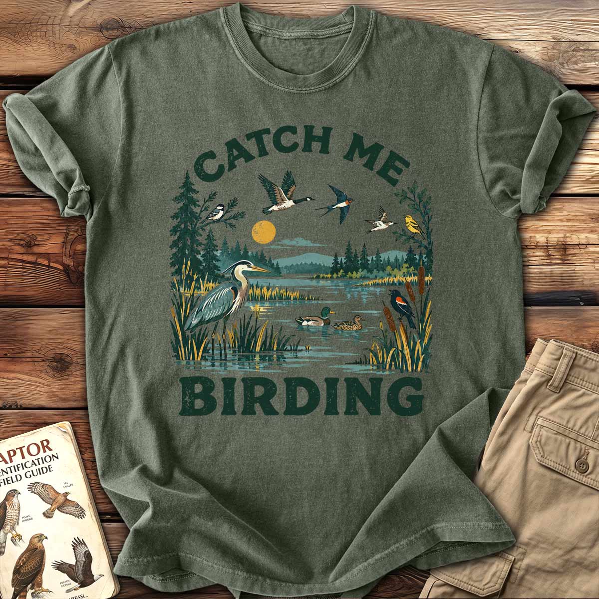 Catch Me Birding T-Shirt