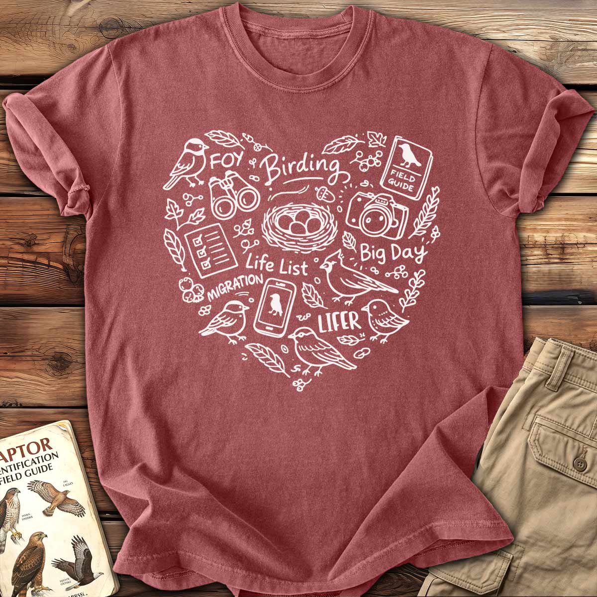 A Birder’s Heart T-Shirt