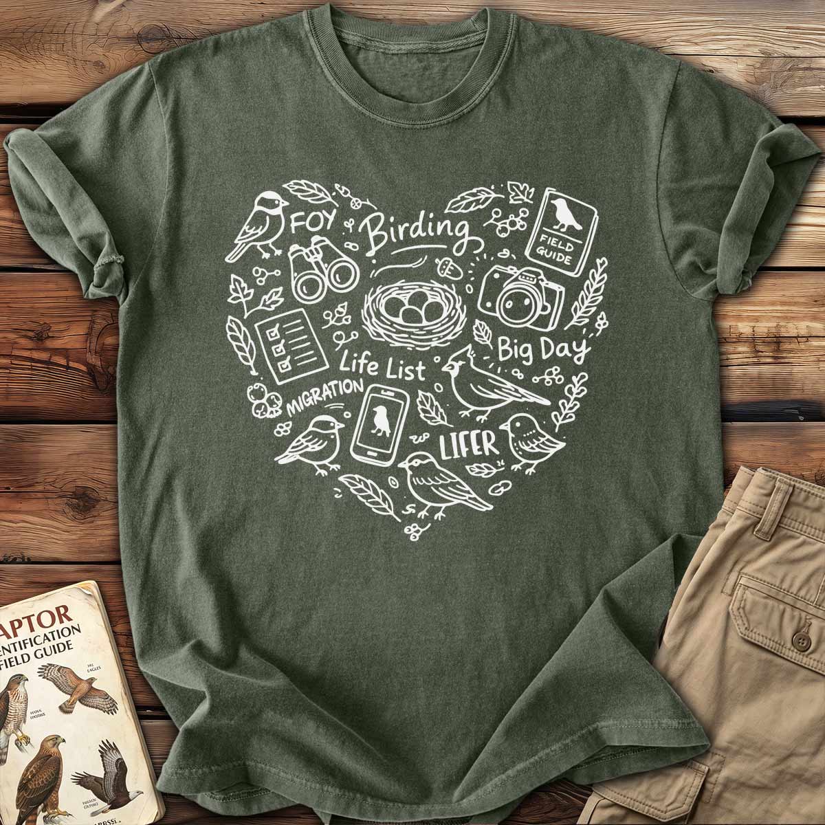 A Birder’s Heart T-Shirt