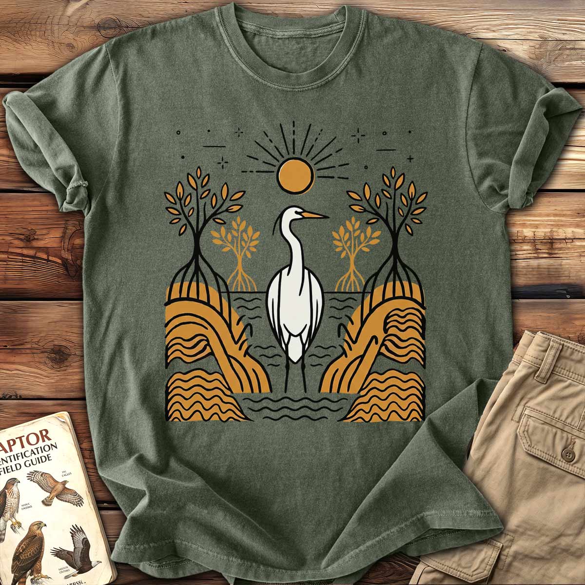 Egret Totem T-Shirt