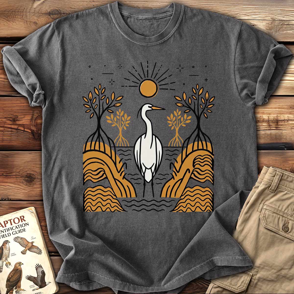 Egret Totem T-Shirt
