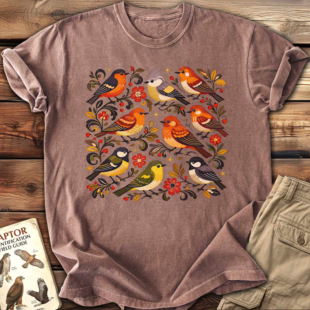 Little Floral Birds T-Shirt
