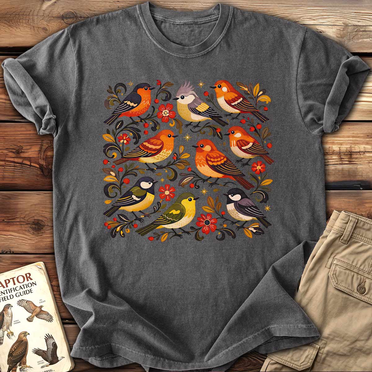 Little Floral Birds T-Shirt