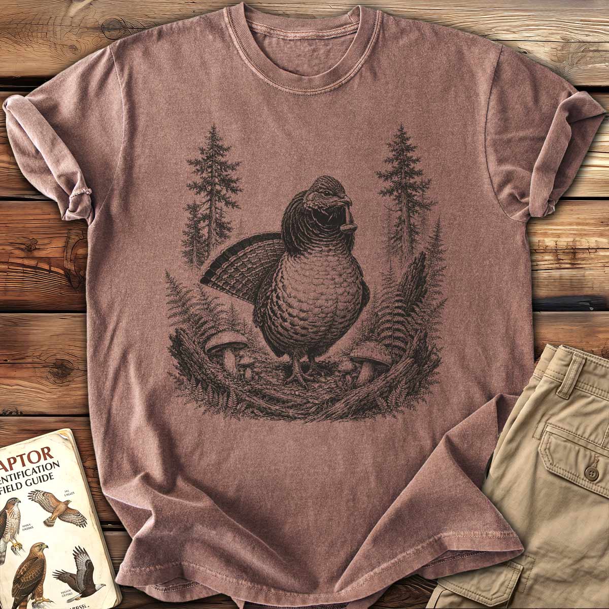Mushroom Grouse T-Shirt