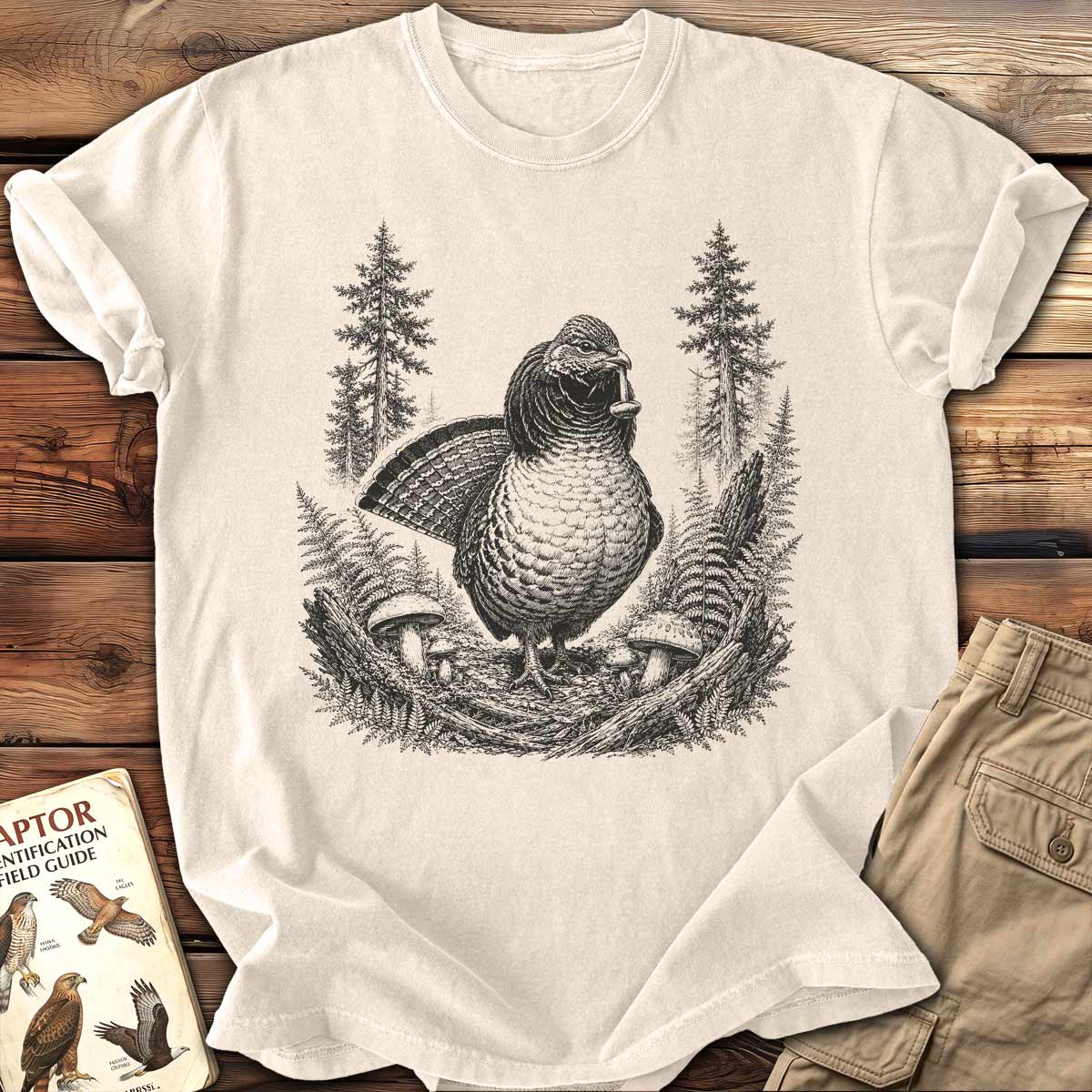 Mushroom Grouse T-Shirt