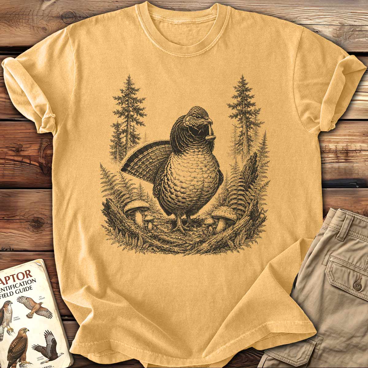 Mushroom Grouse T-Shirt