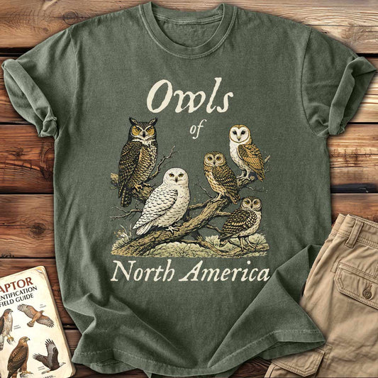 Owls of North America T-Shirt