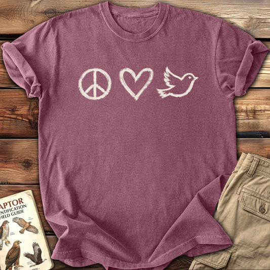 Peace Love Birds T-Shirt