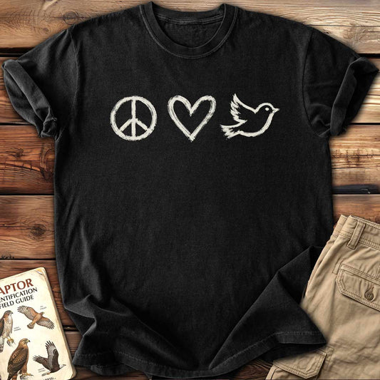 Peace Love Birds T-Shirt