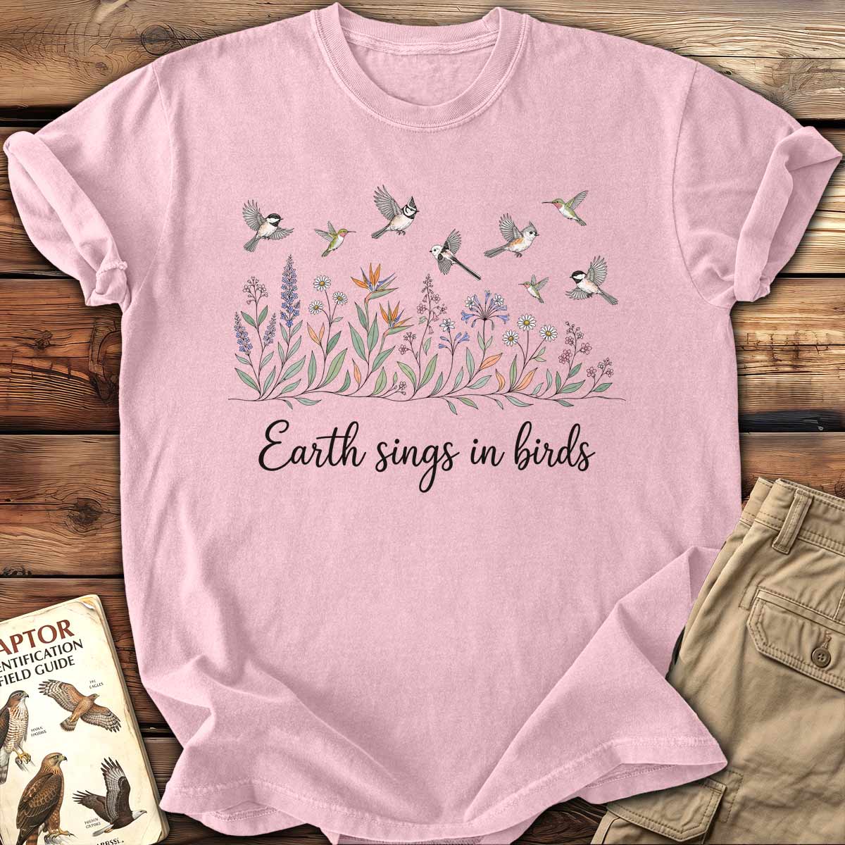 Earth Sings In Birds T-Shirt