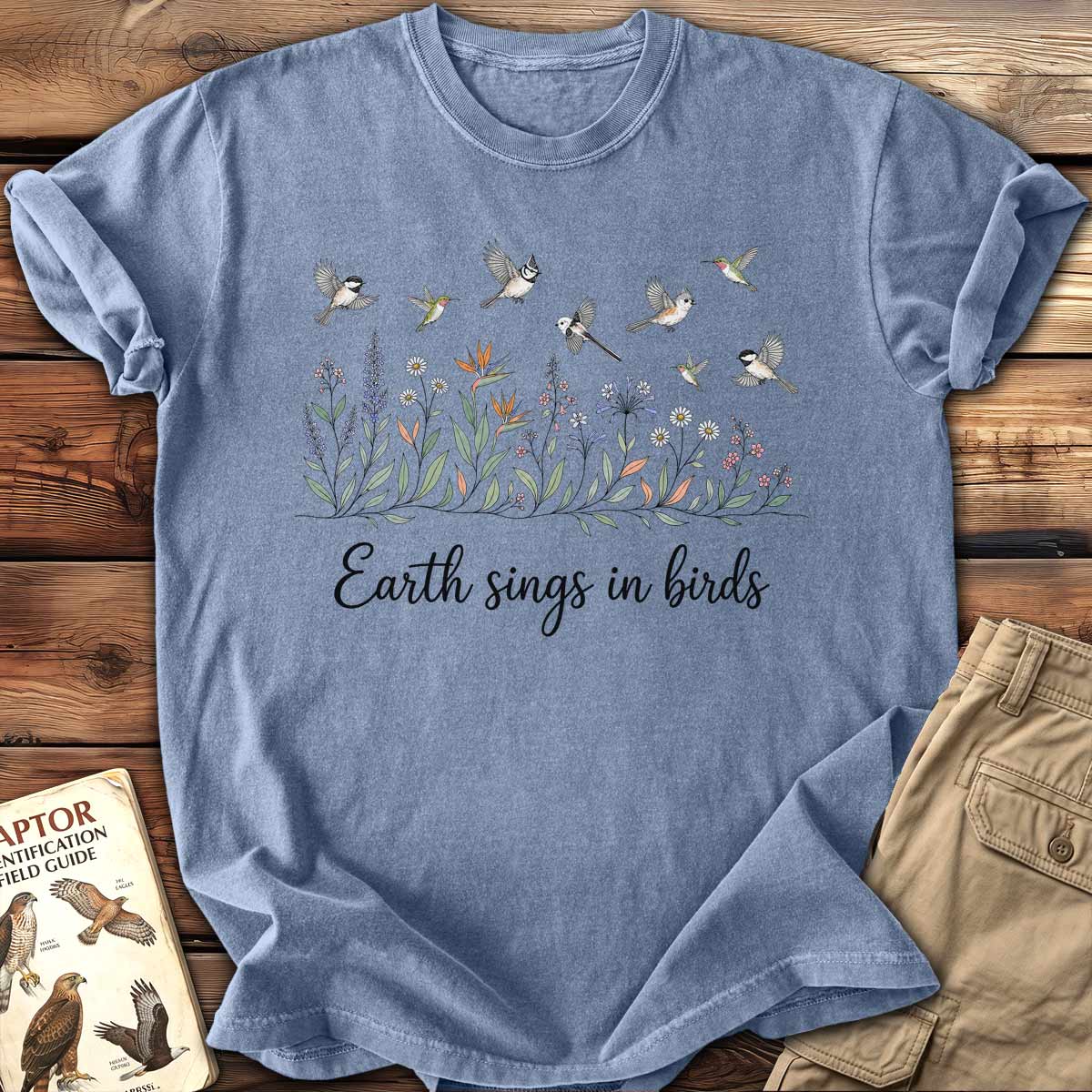 Earth Sings In Birds T-Shirt