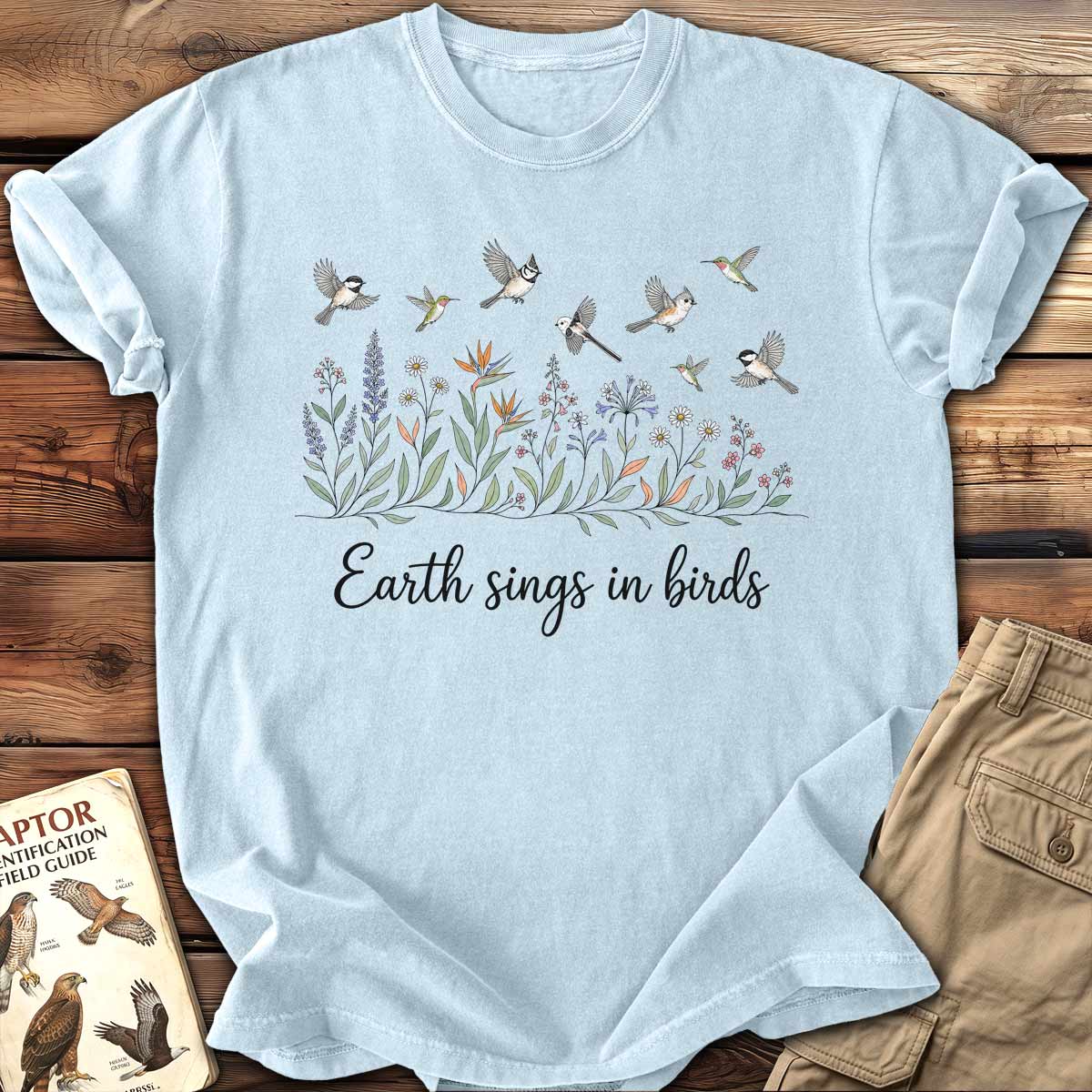Earth Sings In Birds T-Shirt