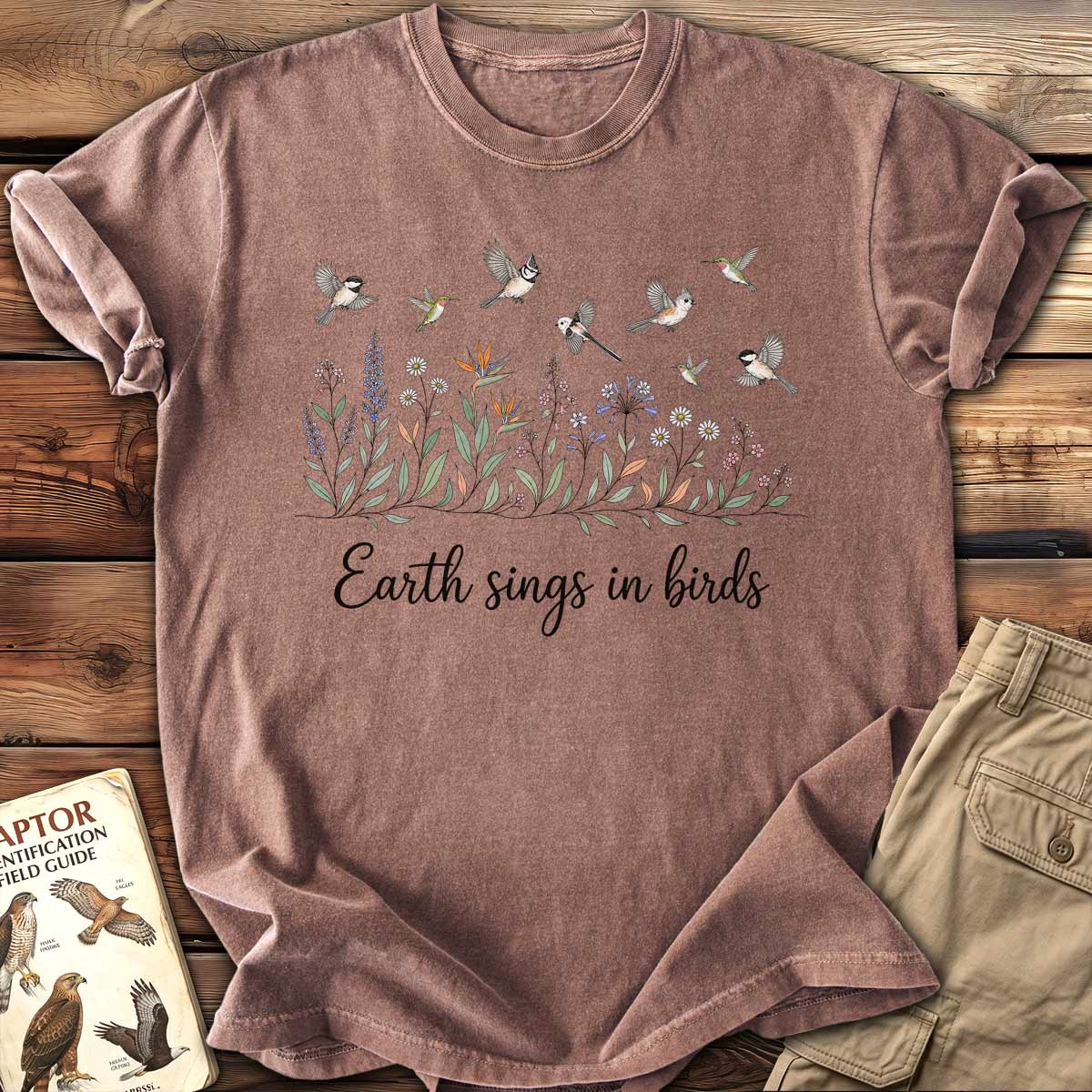 Earth Sings In Birds T-Shirt