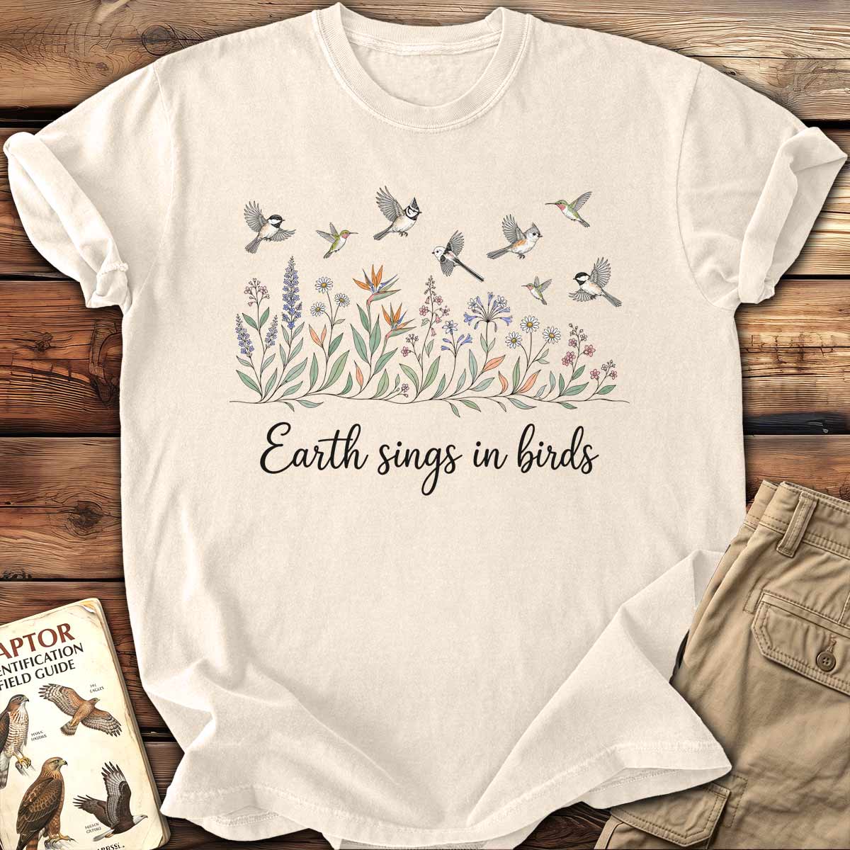 Earth Sings In Birds T-Shirt