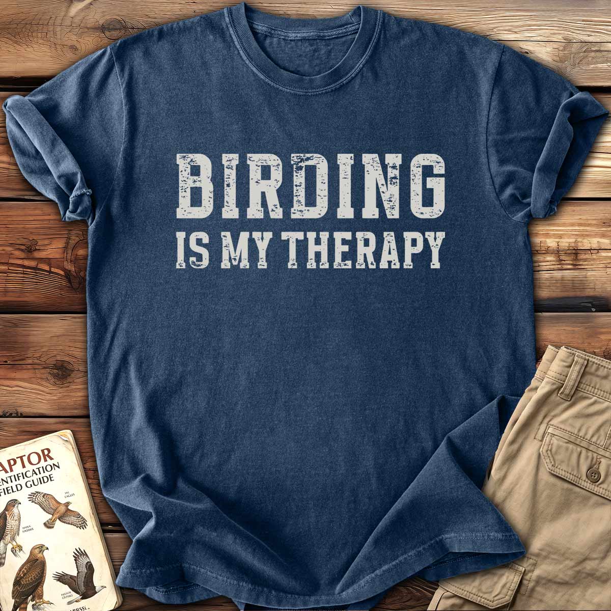 Birding Is My Therapy T-Shirt