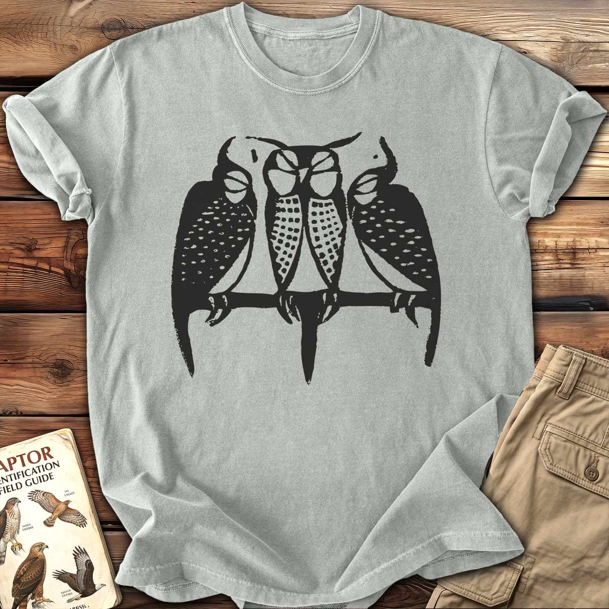 Three Sleeping Owls T-Shirt