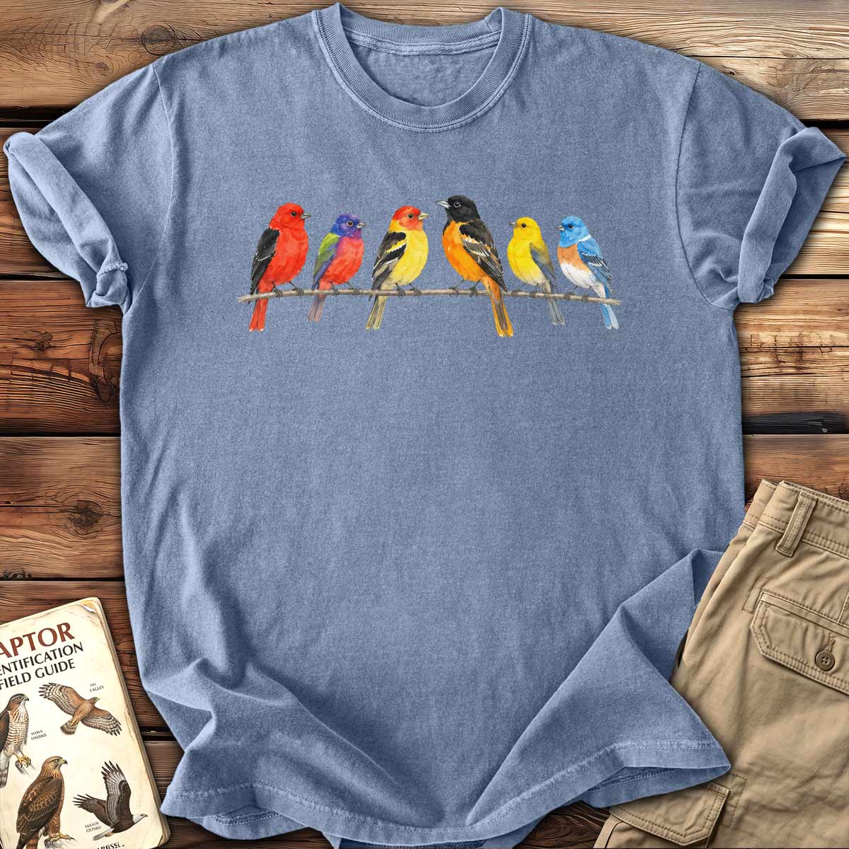 Watercolor Songbirds T-Shirt