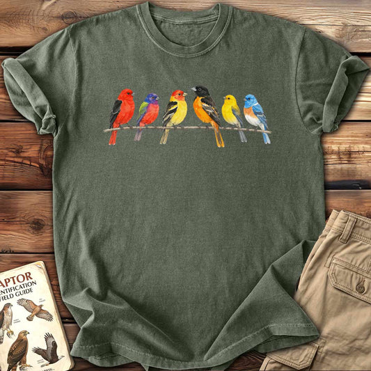 Watercolor Songbirds T-Shirt