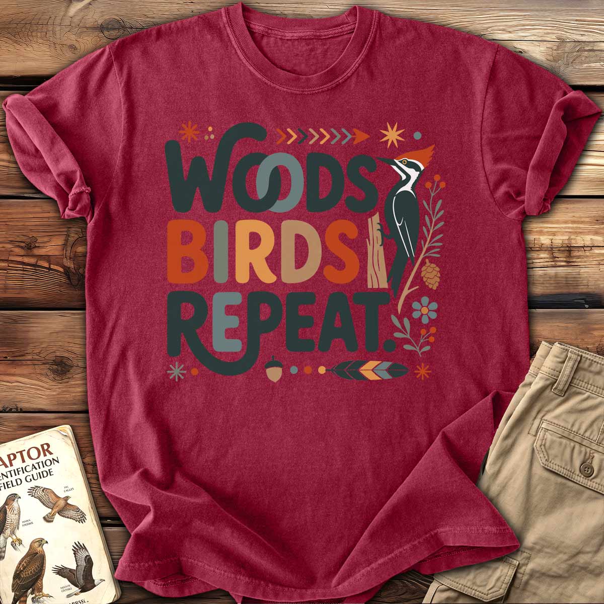Woods Birds Repeat T-Shirt
