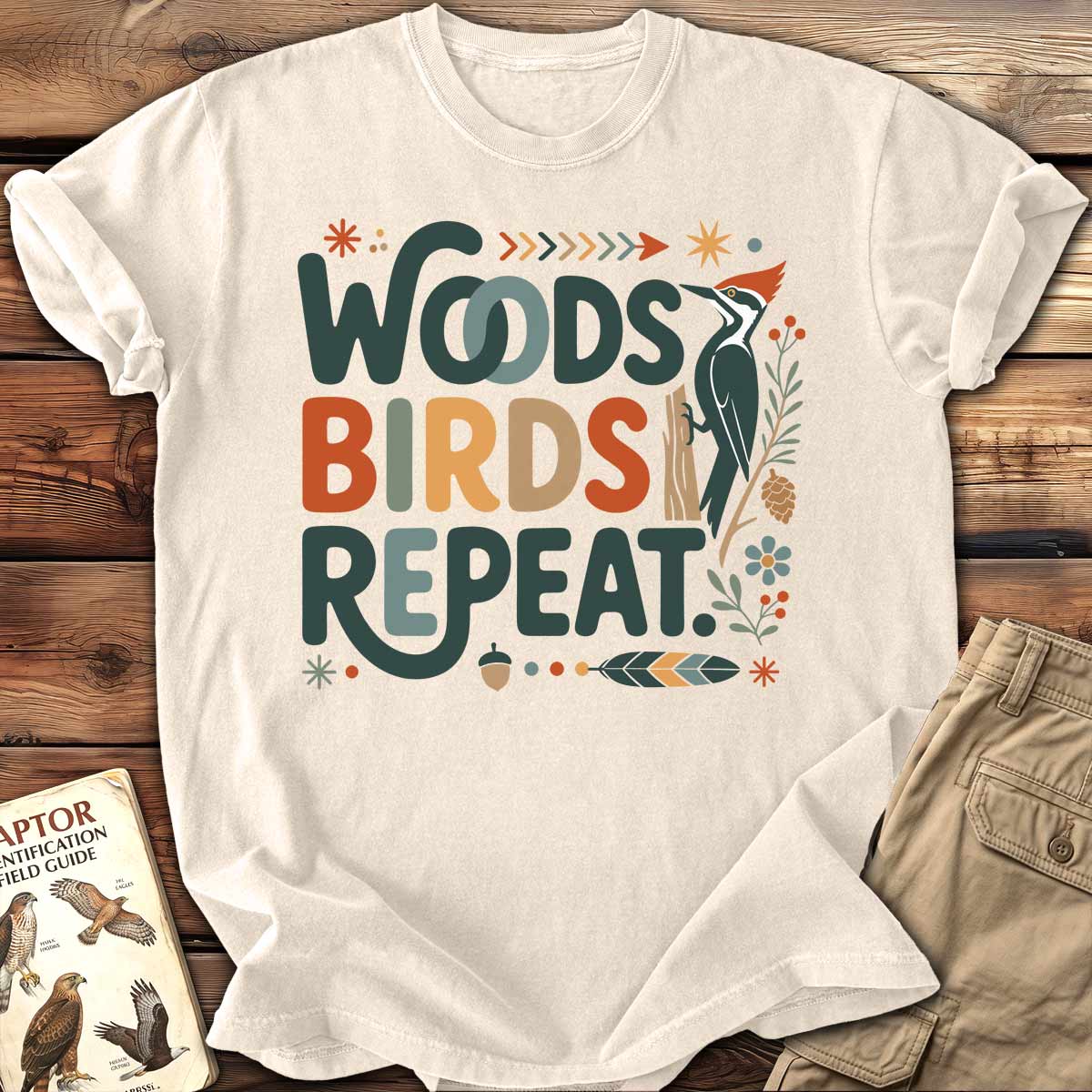 Woods Birds Repeat T-Shirt
