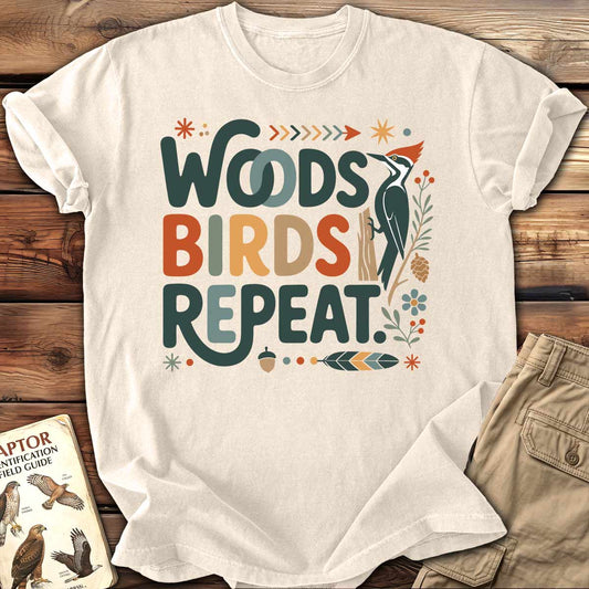 Woods Birds Repeat T-Shirt