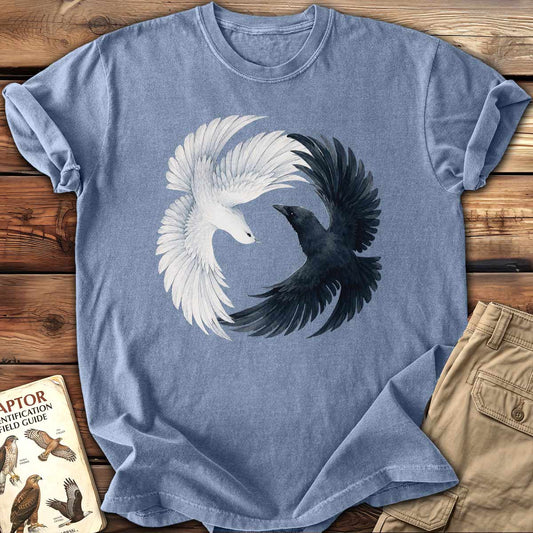 Yin Yang Birds T-Shirt